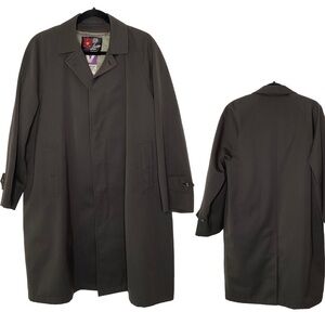 Vintage MCLaren Waterproof Trench Coat Detachable Fur Lining